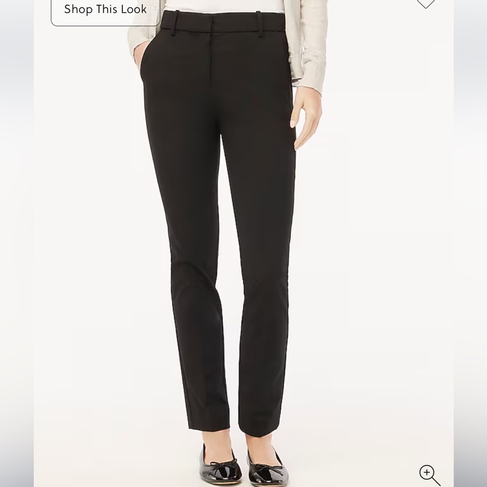 J. Crew Women's Black Slim Fit Pants